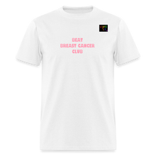 Load image into Gallery viewer, LIVE IT Pride Breast Cancer Unisex BEAT CLUB Original Classic T-Shirt - white