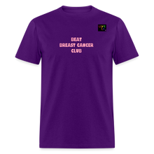 Load image into Gallery viewer, LIVE IT Pride Breast Cancer Unisex BEAT CLUB Original Classic T-Shirt - purple