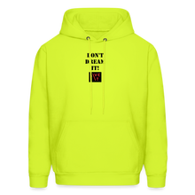 Load image into Gallery viewer, LIVE IT Men's DON'T DREAM IT original Men's Hoodie - safety green