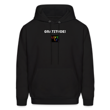 Load image into Gallery viewer, LIVE IT Pride Unisex GRATITUDE original Hoodie - black