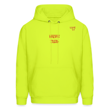 Load image into Gallery viewer, LIVE IT Men's "MEN'S CLUB" original Men's Hoodie - safety green