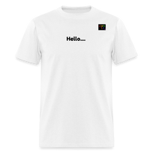 Load image into Gallery viewer, LIVE IT Pride Unisex HELLO GOODBYE original Classic T-Shirt - white