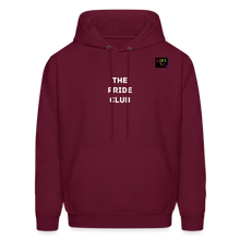 Load image into Gallery viewer, LIVE IT Pride Unisex "PRIDE CLUB" original Hoodie - burgundy