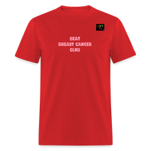Load image into Gallery viewer, LIVE IT Pride Breast Cancer Unisex BEAT CLUB Original Classic T-Shirt - red