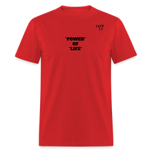 Load image into Gallery viewer, LIVE IT Unisex POWER OF LIFE original Classic T-Shirt - red