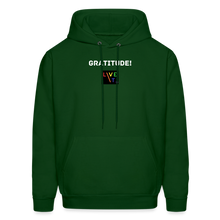 Load image into Gallery viewer, LIVE IT Pride Unisex GRATITUDE original Hoodie - forest green