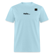 Load image into Gallery viewer, LIVE IT Pride Unisex HELLO GOODBYE original Classic T-Shirt - powder blue