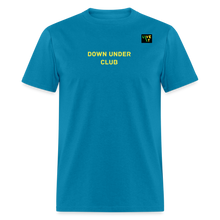 Load image into Gallery viewer, LIVE IT Aussie Unisex DOWN UNDER CLUB original Classic T-Shirt - turquoise