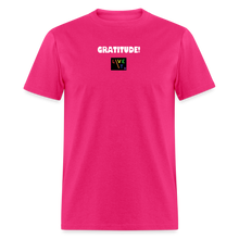 Load image into Gallery viewer, LIVE IT Pride Unisex GRATITUDE original Classic T-Shirt - fuchsia