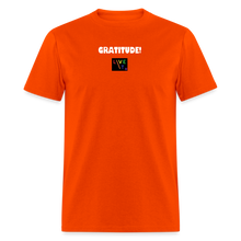 Load image into Gallery viewer, LIVE IT Pride Unisex GRATITUDE original Classic T-Shirt - orange