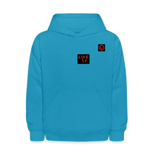 Load image into Gallery viewer, LIVE IT Kids original Hoodie - turquoise