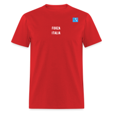 Load image into Gallery viewer, LIVE IT Italia Unisex FORZA ITALIA original Classic T-Shirt - red