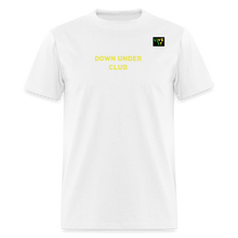 Load image into Gallery viewer, LIVE IT Aussie Unisex DOWN UNDER CLUB original Classic T-Shirt - white