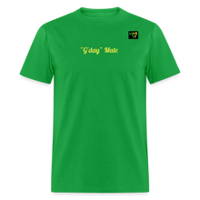Load image into Gallery viewer, LIVE IT Aussie Unisex G'DAY MATE original Classic T-Shirt - bright green