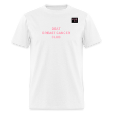 Load image into Gallery viewer, LIVE IT Breast Cancer Unisex BEAT CLUB original Classic T-Shirt - white