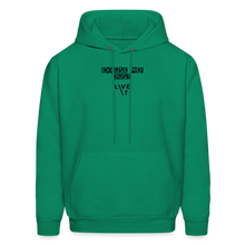 Load image into Gallery viewer, LIVE IT Men's EXCUSE ME JUST LIVE IT original Men's Hoodie - kelly green