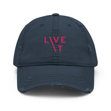 Load image into Gallery viewer, LIVE IT Breast Cancer AWARENESS and SURVIVOR original Distressed Cap
