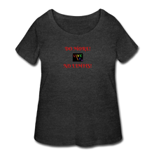 Load image into Gallery viewer, LIVE IT Pride Curvy Plus Size DO MORE NO LIMITS original Women's Curvy T-Shirt - deep heather