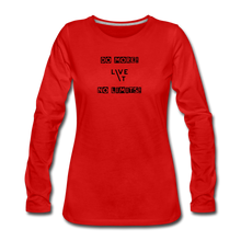 Load image into Gallery viewer, LIVE IT Women's DO MORE NO LIMITS original Women's Slim Fit Long Sleeve T-Shirt - red