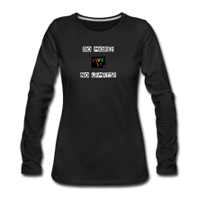 Load image into Gallery viewer, LIVE IT Pride Women's DO MORE NO LIMITS original Women's Slim Fit Long Sleeve T-Shirt - black