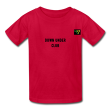 Load image into Gallery viewer, LIVE IT Kids Aussie DOWN UNDER CLUB original Youth T-Shirt - red