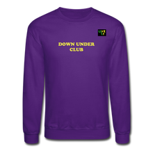 Load image into Gallery viewer, LIVE IT Aussie Unisex DOWN UNDER CLUB original Crewneck Sweatshirt - purple
