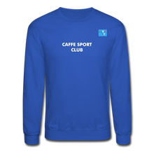 Load image into Gallery viewer, LIVE IT Italia Unisex CAFFE SPORT CLUB original Crewneck Sweatshirt - royal blue