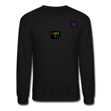 Load image into Gallery viewer, LIVE IT Pride Unisex original Crewneck Sweatshirt - black