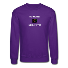 Load image into Gallery viewer, LIVE IT Pride Unisex DO MORE NO LIMITS original Crewneck Sweatshirt - purple