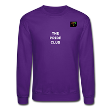 Load image into Gallery viewer, LIVE IT Pride Unisex "PRIDE CLUB" original Crewneck Sweatshirt - purple