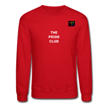 Load image into Gallery viewer, LIVE IT Pride Unisex "PRIDE CLUB" original Crewneck Sweatshirt - red