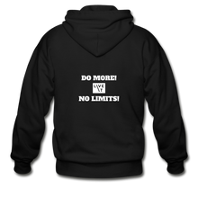 Load image into Gallery viewer, LIVE IT Unisex DO MORE NO LIMITS original ZIP Hoodie - black