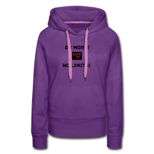 Load image into Gallery viewer, LIVE IT Women's DO MORE NO LIMITS original Women's Hoodie - purple