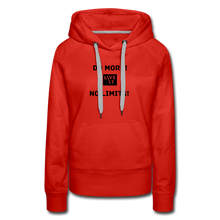 Load image into Gallery viewer, LIVE IT Women's DO MORE NO LIMITS original Women's Hoodie - red