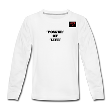 Load image into Gallery viewer, LIVE IT Kids POWER OF LIFE original Long Sleeve T-Shirt - white