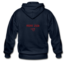 Load image into Gallery viewer, LIVE IT Men's "MENS CLUB" original ZIP Hoodie - navy