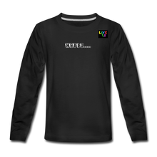 Load image into Gallery viewer, LIVE IT Kids HELLO GOODBYE original Long Sleeve T-Shirt - black