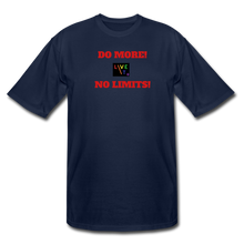 Load image into Gallery viewer, LIVE IT Pride Men's Tall DO MORE NO LIMITS original Men's Tall T-Shirt - navy