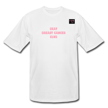 Load image into Gallery viewer, LIVE IT Men's Tall Breast Cancer BEAT CLUB original Men's Tall T-Shirt - white