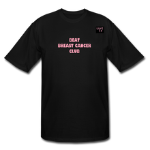 Load image into Gallery viewer, LIVE IT Men's Tall Breast Cancer BEAT CLUB original Men's Tall T-Shirt - black