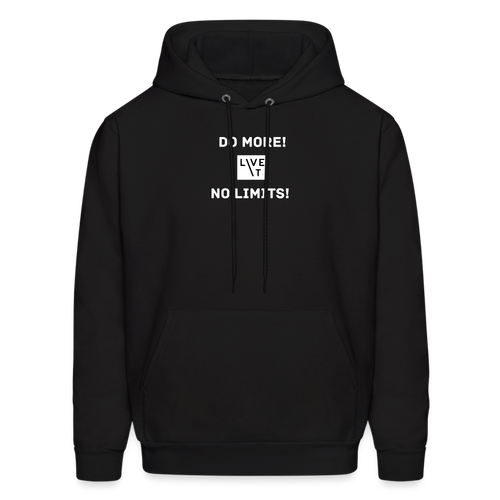 LIVE IT Men's DO MORE NO LIMITS original Men's Hoodie - black