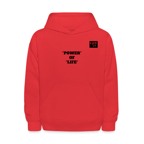 LIVE IT Kids POWER OF LIFE original Hoodie - red