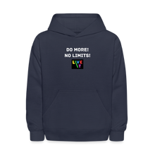 Load image into Gallery viewer, LIVE IT Kids DO MORE NO LIMITS original Hoodie - navy
