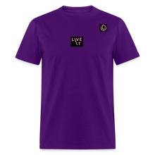 Load image into Gallery viewer, LIVE IT Breast Cancer Unisex BEAT CLUB original Classic T-Shirt - purple
