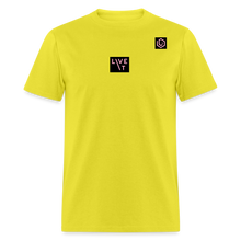 Load image into Gallery viewer, LIVE IT Breast Cancer Unisex BEAT CLUB original Classic T-Shirt - yellow
