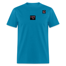 Load image into Gallery viewer, LIVE IT Breast Cancer Unisex BEAT CLUB original Classic T-Shirt - turquoise
