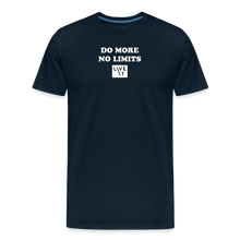 Load image into Gallery viewer, LIVE IT Men’s DO MORE NO LIMITS original Men&#39;s Organic T-Shirt - deep navy
