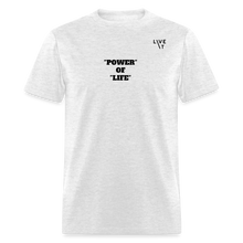 Load image into Gallery viewer, LIVE IT Unisex POWER OF LIFE original Classic T-Shirt - light heather gray
