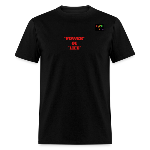 LIVE IT Pride Unisex POWER OF LIFE original Classic T-Shirt - black