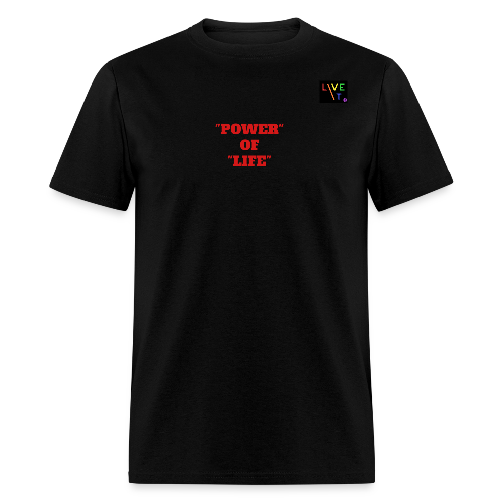 LIVE IT Pride Unisex POWER OF LIFE original Classic T-Shirt - black